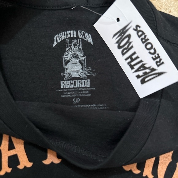 NWT Death Row Records Mirror Chair Logo Tee - Picture 2 of 2